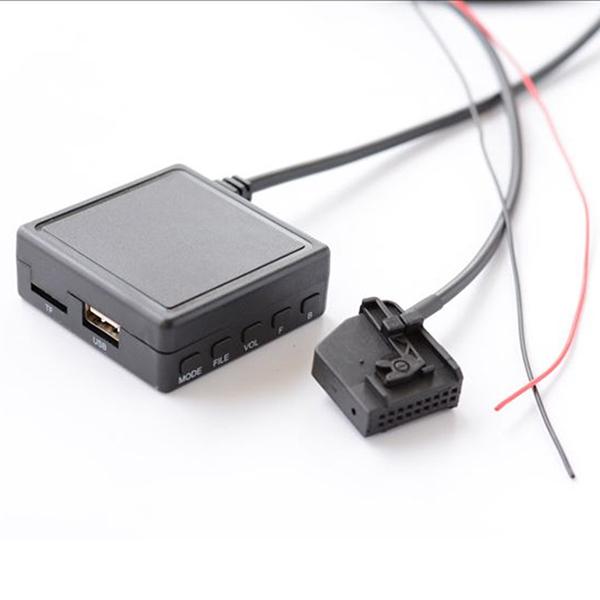 Для Mercedes Comand 2.0 Bluetooth Aux Кабель Адаптер Модуль +Микрофон Handsfree