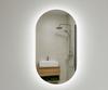 Oval Bathroom Mirror Led Illuminated Without Frame, Polished 45X80 Mirage Without Touch Switch