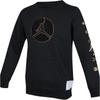 Jordan Sports Leisure Logo Crewneck Sweatshirt Kids Sweatshirt Black JD2142032GS-001
