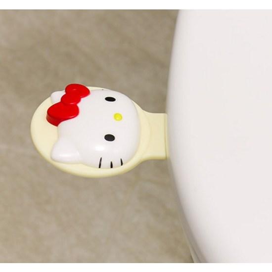 Lilpang Hello Kitty Toilet Cover Sanitary Handle 2-piece Set, Product Selection, 2 Pieces, a Popular Character In Korea
