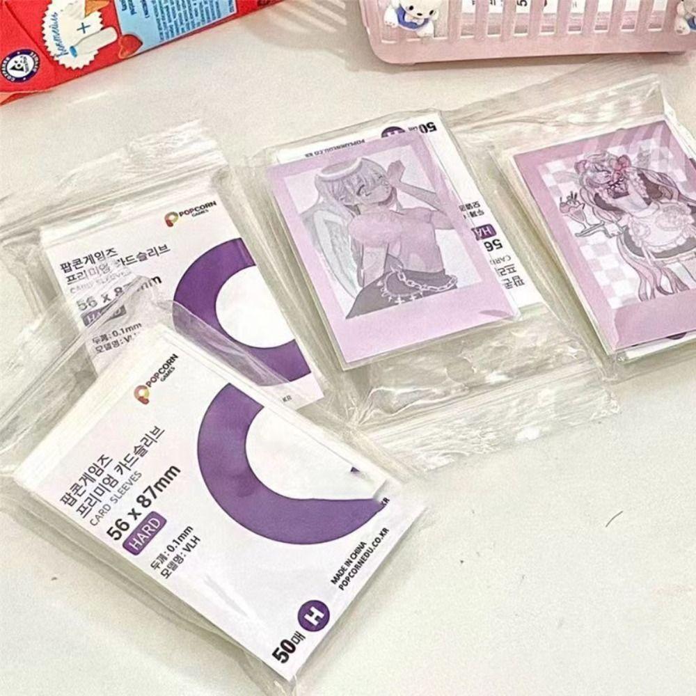 Cpp прозрачный чехол для фотокарточки набор карточек из бескислотной пленки жесткий держатель для фотокарточки DIY идол карта