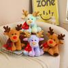 Lovely Cartoon Christmas Scarf Deer Soft Stuffed Simulation Elk Doll Plush Toy Decoration Girl Boy Birthday Christmas Best Gift