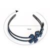 Domand Hair Hoop With Gear Flower Headband Korean Hairbands Rhinestone Headband Women Hair Hoop