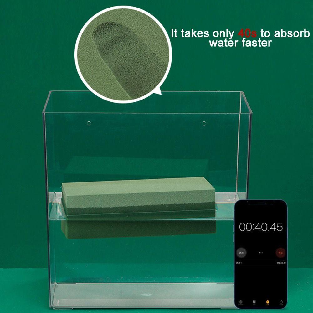 2/4/6pcs Rectangle Floral Foam Brick Green Artificial Flower Mud  DIY Crafts Supplies