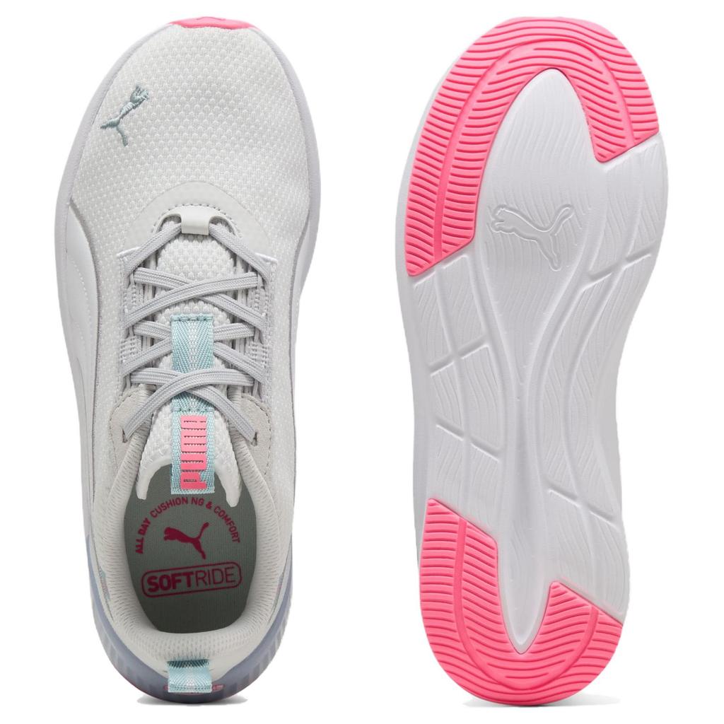 Puma Softride Harli Feather Серые женские кроссовки Белые Sun-Struck 311100-03