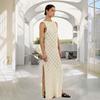 New Women's See-through Crochet Hollowed-out Knitted Dress