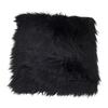 Seat Cushion - HOUSE NORDIC - 40 X 40 Cm - Artificial Lambskin - Black - Contemporary Design
