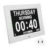 8 Inch Digital Day Calendar Clock 3 Medication Reminders 5 Alarm Options Digital Calendar Alarm