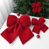 Large Red Velvet Bow Christmas Tree Hanging Pendants  Christmas Party Decoration New Year Holiday Home DIY Ornaments