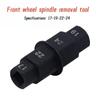 1 Pcs 17 19 22 24 Mm Motorcycle Front Wheel Spindle Special Disassembly Wrench Hex Socket Repair Tool Motorcycle Axle Tool