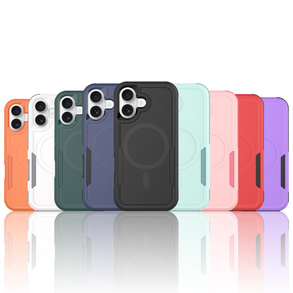 Подходит для южноамериканского iPhone 11 Air, чехол-два в одном, магнитная броня, противоударный для Apple 11