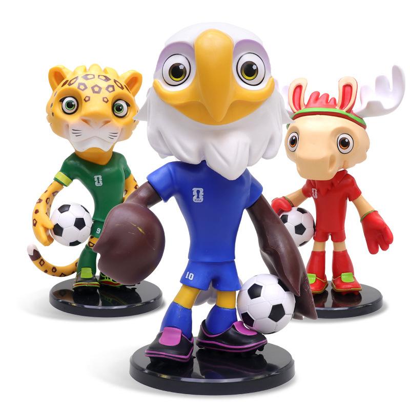2026 FIFA World Cup Mascot Figure Jaguar Soccer Fan Collectible Statue Premium Toy