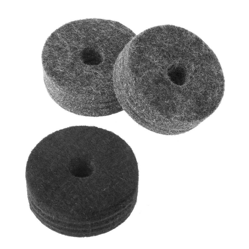 Cymbal Felts Hi-Hat Clutch Felt Hi Hat Cup Felt Cymbal Stand Sleeves with Base Wing Nuts and Cymbal Washer for Drum Set of 21Pcs