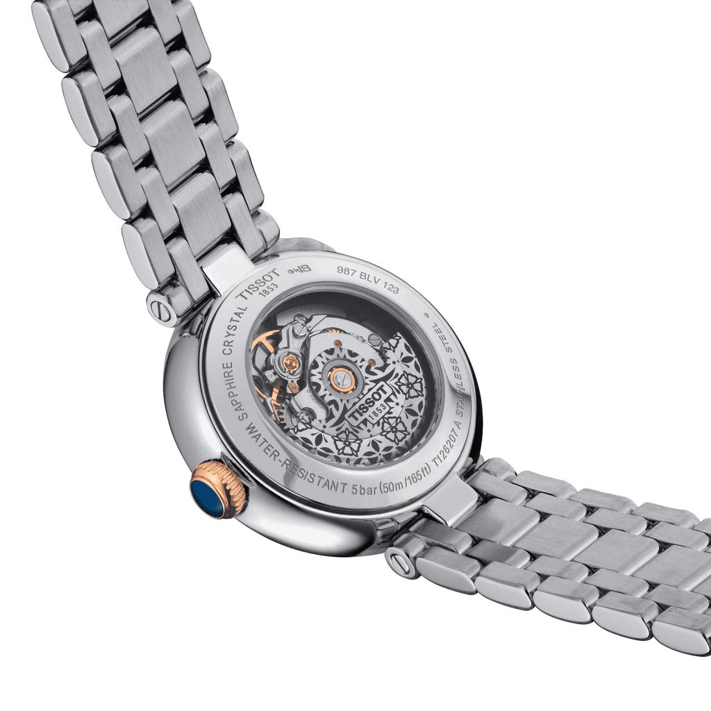 Tissot Мужские модные часы из нержавеющей стали с белым циферблатом T126.207.22.013.00