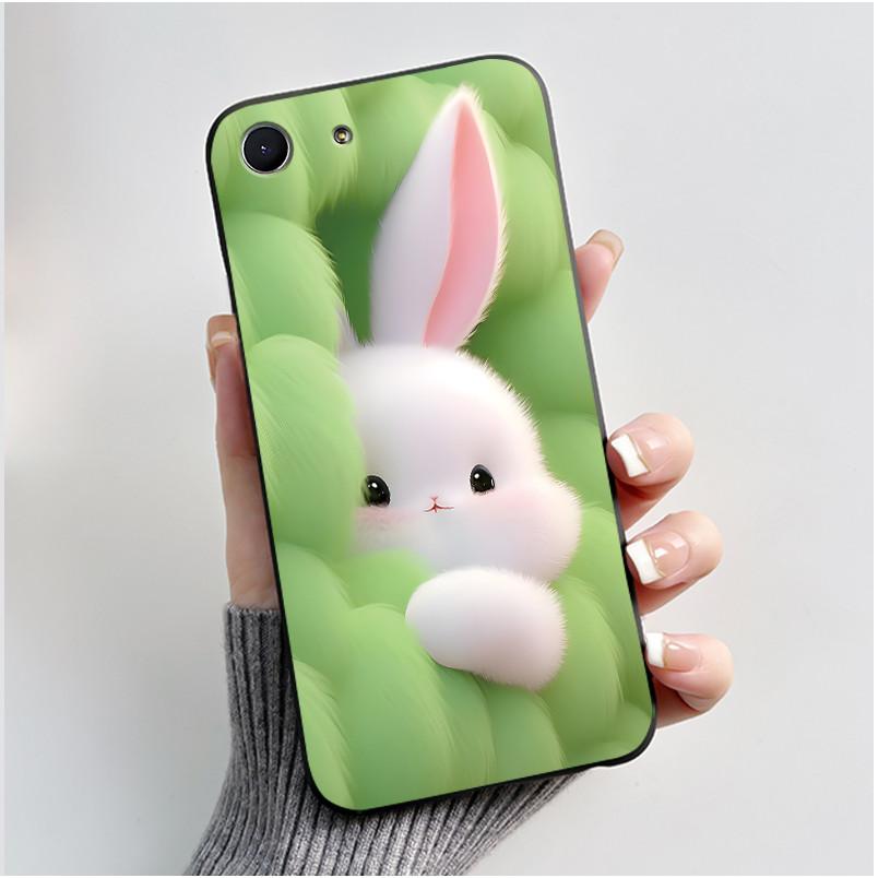 Case For sony Xperia XZ4 Compact Black Silicone Soft Case sony Xperia Ace 2019 Luxury Cute Love Rabbit Funny Cartoon Back Cover
