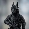 Тактическая статуэтка собаки Анубис, 3D-печатный египетский воинский декор, Мифическая военная фигурка для стола, Коллекционный подарок для мужчин