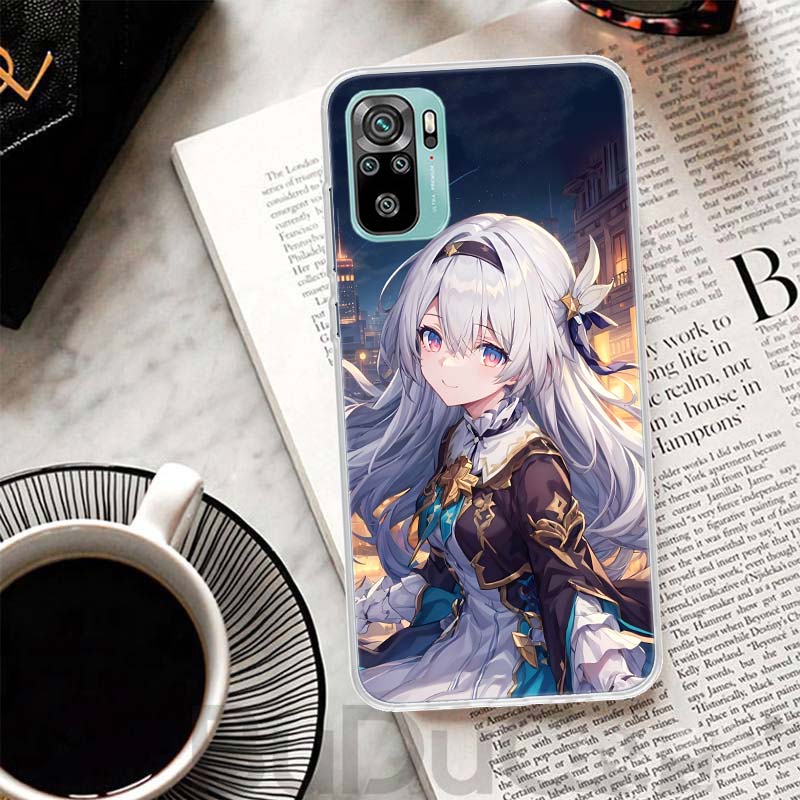 Чехол Honkai Star Rail Firefly для Xiaomi Redmi Note 10 9S 9 8T 8 Pro 7 5 Mi 9T 10T 11T 12T 11 12 Lite 12X A3 A2 A1 С принтом Coque