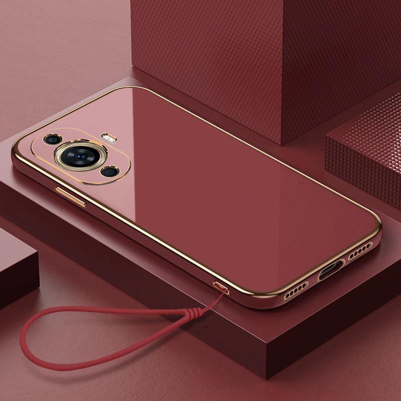 Phone Case For Huawei Nova 11 10 9 8 7 5 Pro 6 7 SE 4E 4 3 3i TPU Case ShockProof Silicone Back Cover Luxury Square
