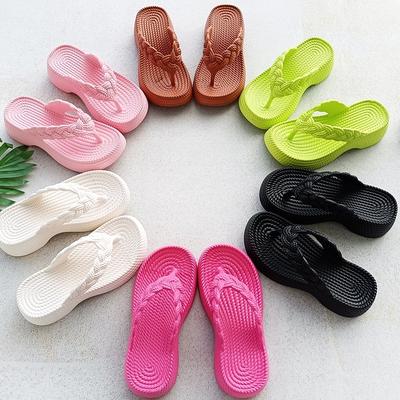 Шлепанцы на плоской подошве, Женские, Обувь для пальцев, Нескользящие, Женские тапочки, На толстой подошве, Тапочки для ванной, Сандалии