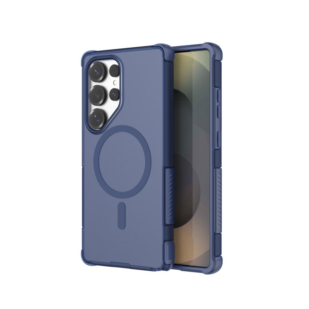 Чехол 2 в 1 Матовый Магнитный Magsafe Ударопрочный для Samsung Galaxy S25 S26 Ultra S25 S26 Plus Защитный чехол с ощущением кожи