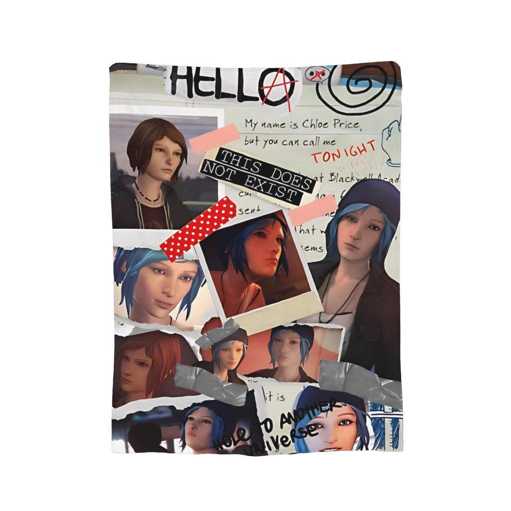 Life is strange butterfly Blanket Plush Novelty Breathable Throw Blankets for Home Spring/Autumn