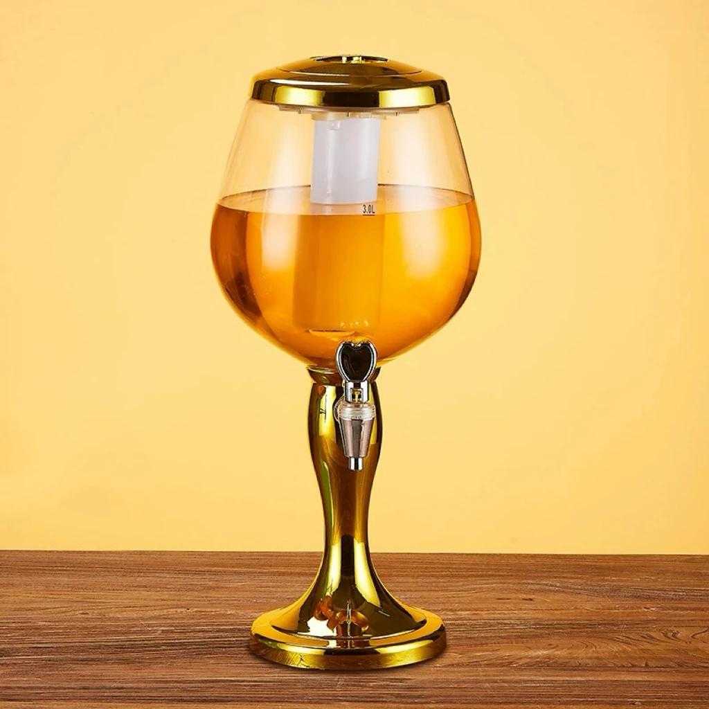 Hot sale 4L Commercial Light Emitting Diode Bar Water Dispenser Tower Automatic Beer Tower Party 3L Automatic Beer Water