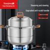 Двухъярусная пароварка Shangheng из нержавеющей стали 304