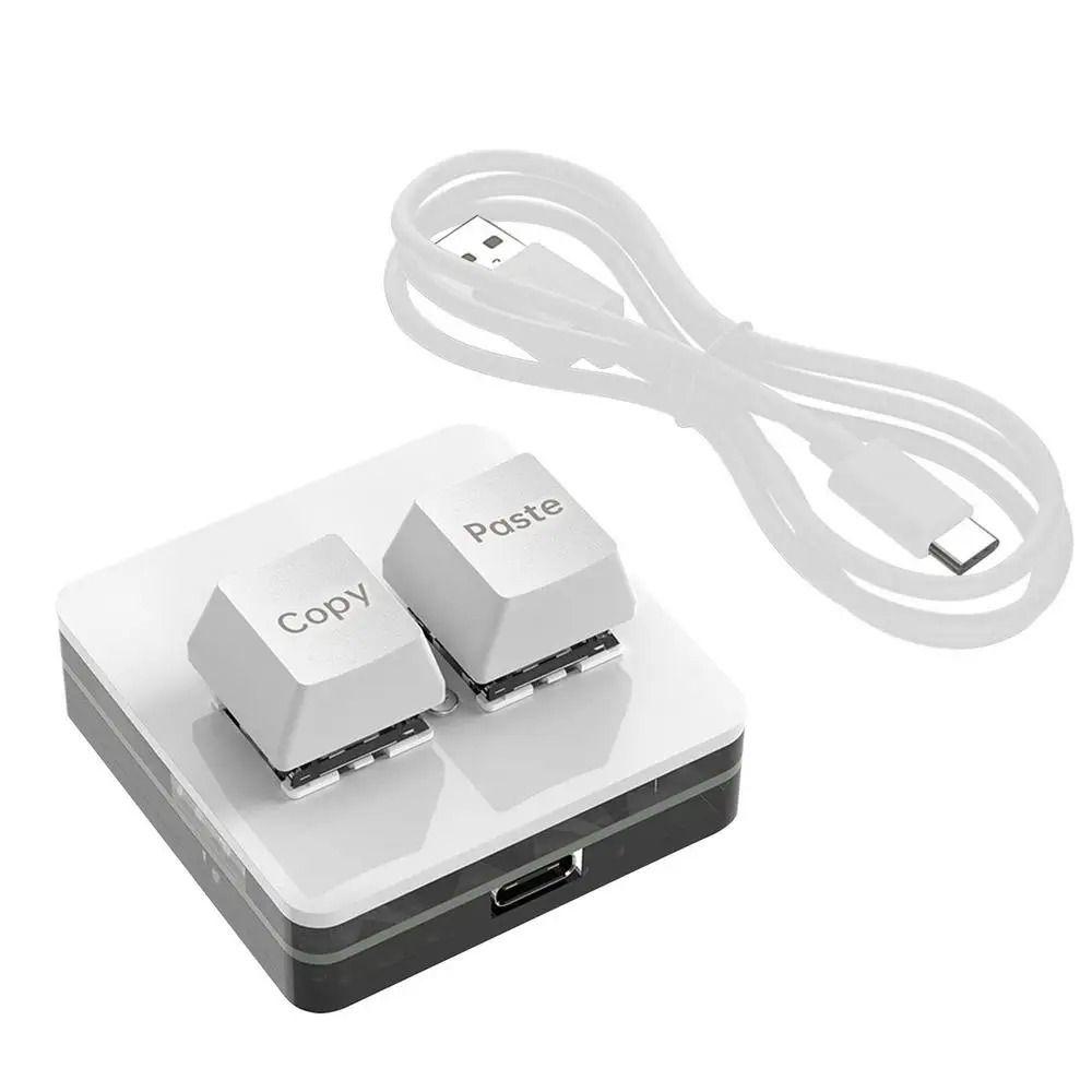 Keypad Copy Paste Keypad Mini 2 Keys Mini Keypad Hot Swap Custom Mini 2 Key Keypad  PC