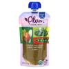 Plum Organics Organic Baby Food, 6 Months+, Pear, Spinach + Peas, 4 Oz (113 G)