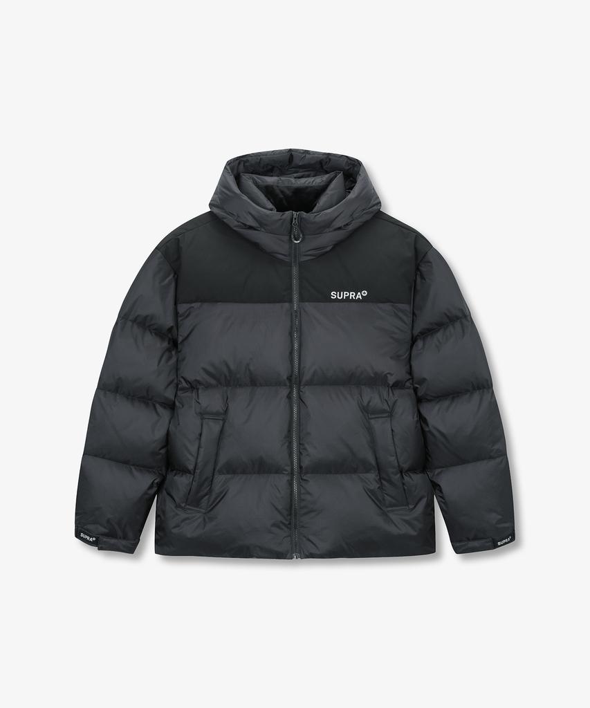 Короткая пуховая куртка Supra Ripstop Color Block (черный)