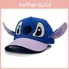 Kids Cartoon Baseball Cap With 3d Ears Sun Protection For Casual Wear