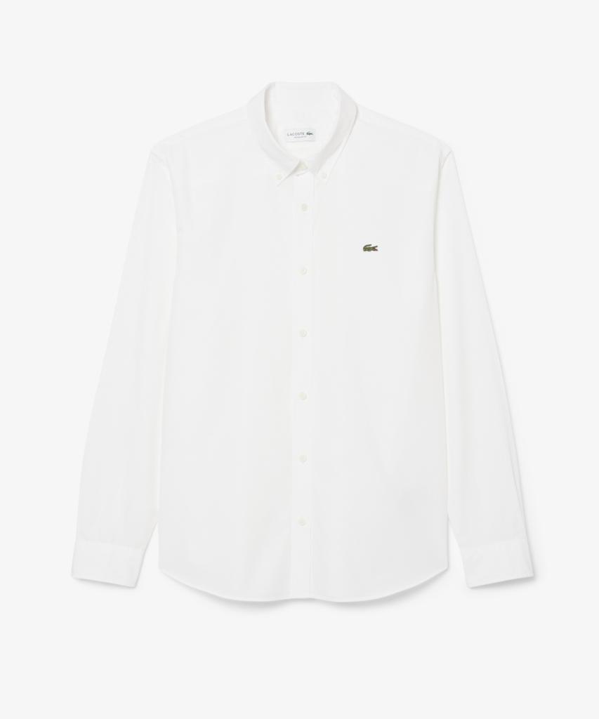 Мужская легкая рубашка с длинным рукавом из поплина LACOSTE Ch6250-56G 001