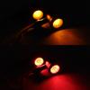 12V Motorcycle LED Turn Signal Brake Running Lamp Modified Bullet Turn Signal Lights LED Universal Motorcycle Indicator Lamp