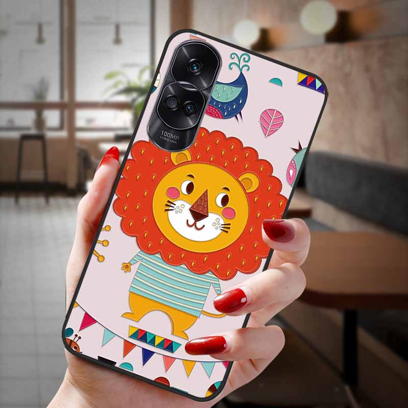 Чехол для Honor 90 Lite 5G 3D Цветочный Рельефный Тиснение Силиконовый Задний Чехол Для Honor 90 Чехол Honor90 Pro 90Pro 90Lite Мягкий Защитный