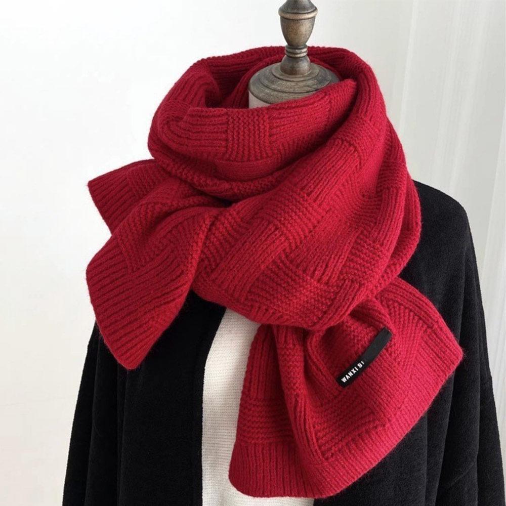 Ветрозащитный универсальный шарф из искусственного кашемира, зимняя женская шаль для женщин и девочек