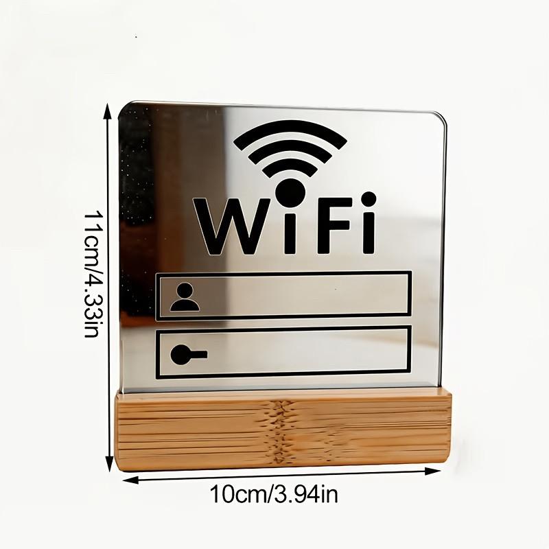 Акриловое зеркало WiFi-уведомление Отражающая доска для домашнего офиса Совместное использование паролей