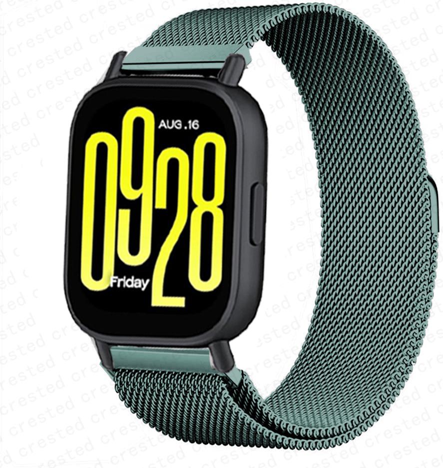 Миланский браслет для Xiaomi Redmi Watch 5 Active Металлический Браслет из Нержавеющей Стали ремешок Redmi Watch 5 Lite Магнитный Браслет
