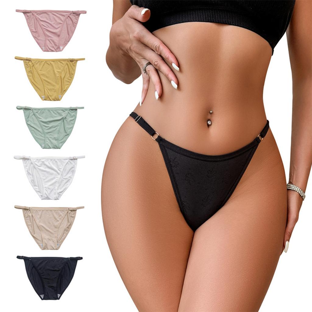 Women's Solid Color Fashionable Casual Sexy Cotton Breathable Underwear