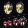 5PCS Party Supplies Transparent Ball Egg Shape Candy Box Home Decoration Easter Eggs