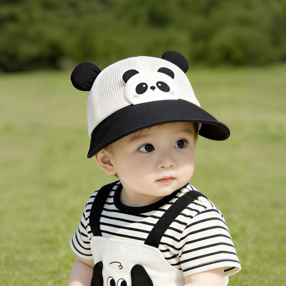 Foldable Mesh Breathable Baby Hat Adjustable UV Protection Kids Hat  for Summer Season