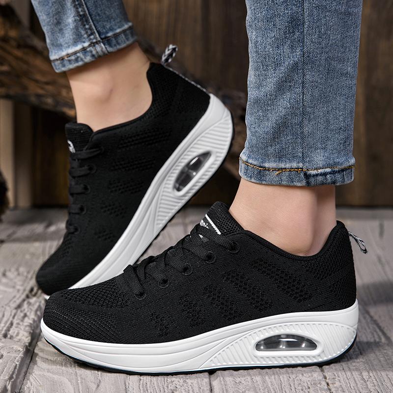 Весенне-осенняя женская обувь на плоской подошве Спортивная обувь Женская мода Уличная обувь для бега Женская повседневная обувь Легкая женская обувь