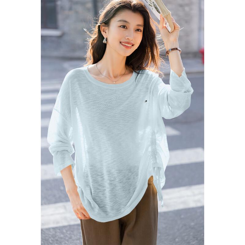 Mocana Loose Fit Dopamine Long Sleeve Knit Top
