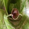 Natural Bicolor Tourmaline Rose Cut 925 Sterling Silver Rare Ring Sz 8.5US A15
