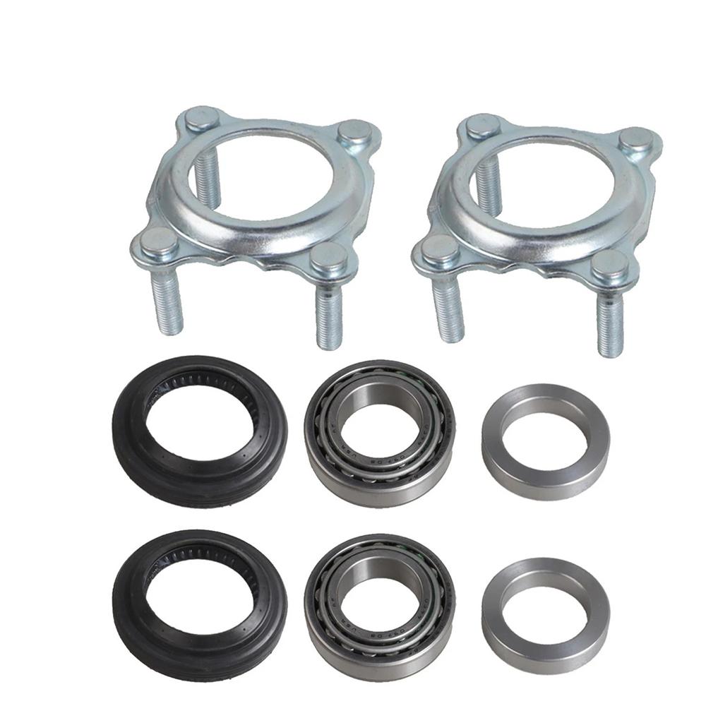 2 Set Rear Axle Bearing Seal & Retainer Kit For 2007-2018 Jeep JK Wrangler L & R