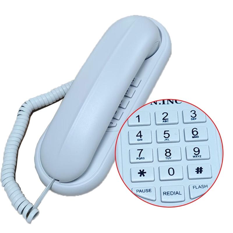 Corded Phones Landlines Home Phone Landlines Phones Wall Mountable Landlines Telephone for Office Hotel Home Bathroom
