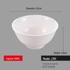 Белая melamine коммерческая суповая тарелка