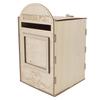 DIY Wooden Wedding Mailbox Post Box with Lock Key for Reception Wedding Anniversary Party