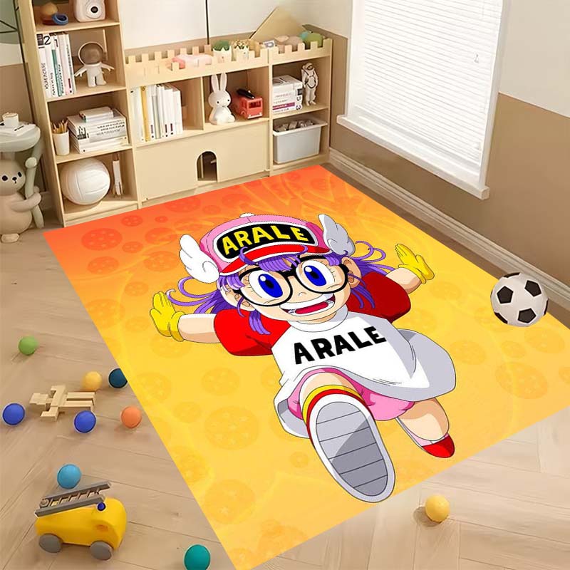 New Cartoon Dr S-Slump Arale Bathroom Rug, Soft Bedroom Floor, Home Laundry Room, Non-Slip Welcome MatCustomizable