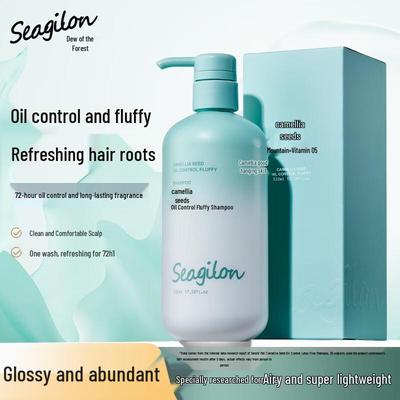 Seagilon Шампунь для контроля жирности и придания объема с маслом семян камелии 520 мл