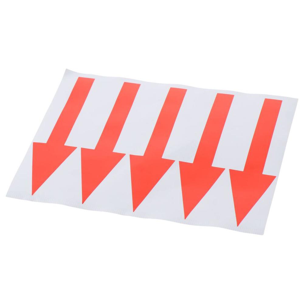 PVC Adhesive Direction Indicator Label 6 Inch Self-adhesive Paper PVC  Office